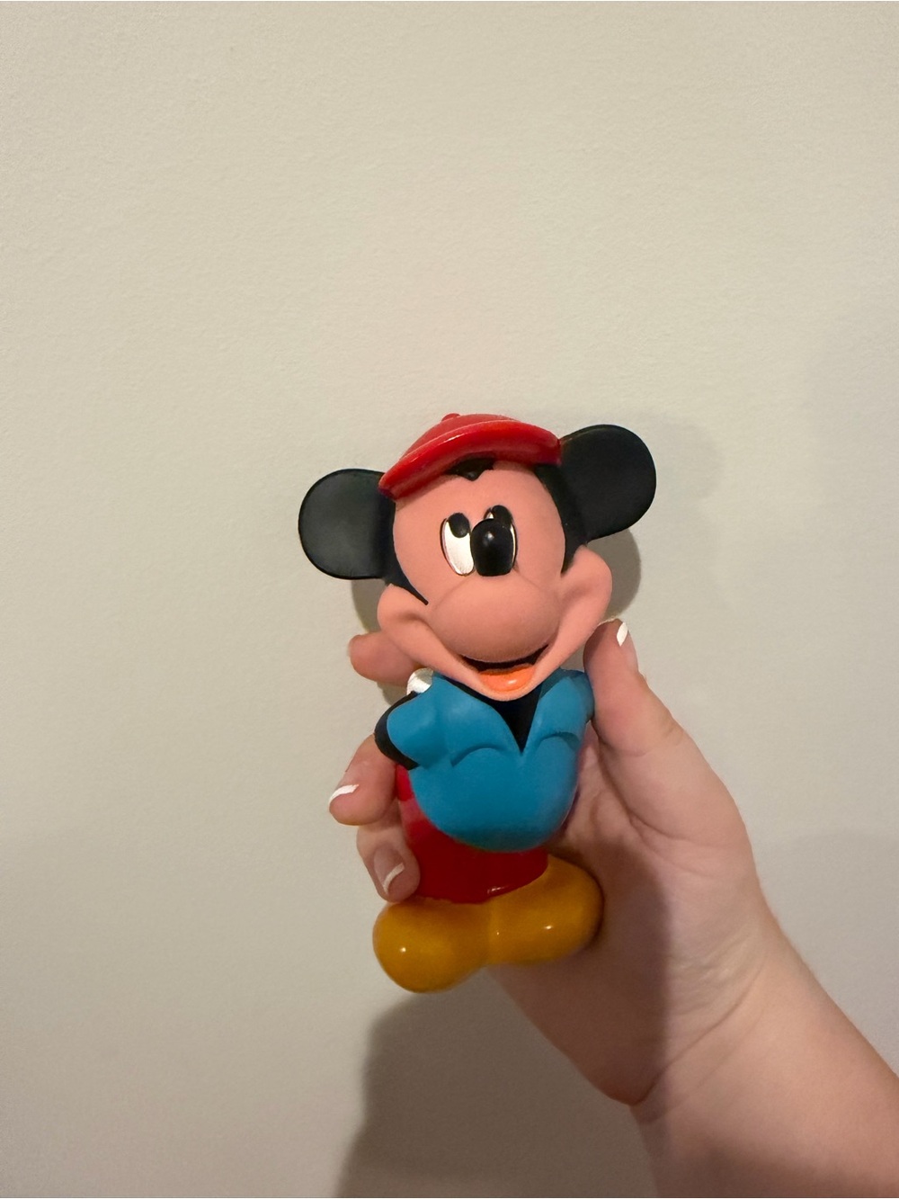 Disney Mickey Mouse Red Hat Blue Shirt Yellow Shoes Figure